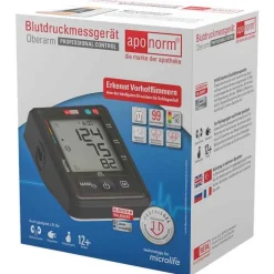 Aponorm ® Professionell Control Oberarm-Blutdruckmessgerät, 1 St><noscript><img width=