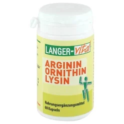 Arginin / Ornithin 1000 mg Kapseln, 60 St