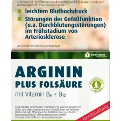 Arginin Plus Folsäure Kapseln, 120 St