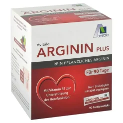 Avitale Arginin Plus Vitamin B1 + B6 + B12 + Folsäure Sticks, 90X5.9 g> Vitamine Fürs Herz|Aminosäuren