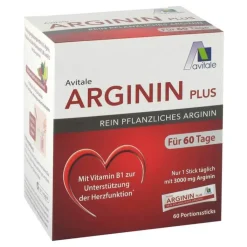 Arginin Plus Vitamin B1 + B6 + B12 + Folsäure Sticks, 60X5.9 g