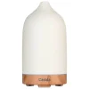 Casida Aroma Diffuser Keramik weiß / Holz, 1 St> Duftlampen & Co