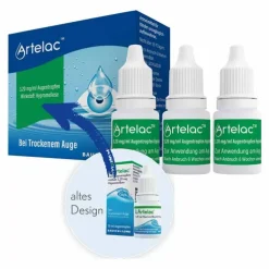 Artelac® Augentropfen, Tränenersatzmittel, 3X10 ml