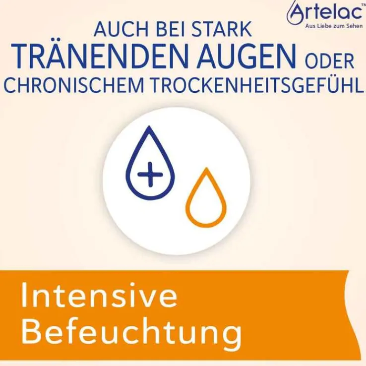 Artelac® Lipids Augengeltropfen für stark tränende Augen, 3X10 g