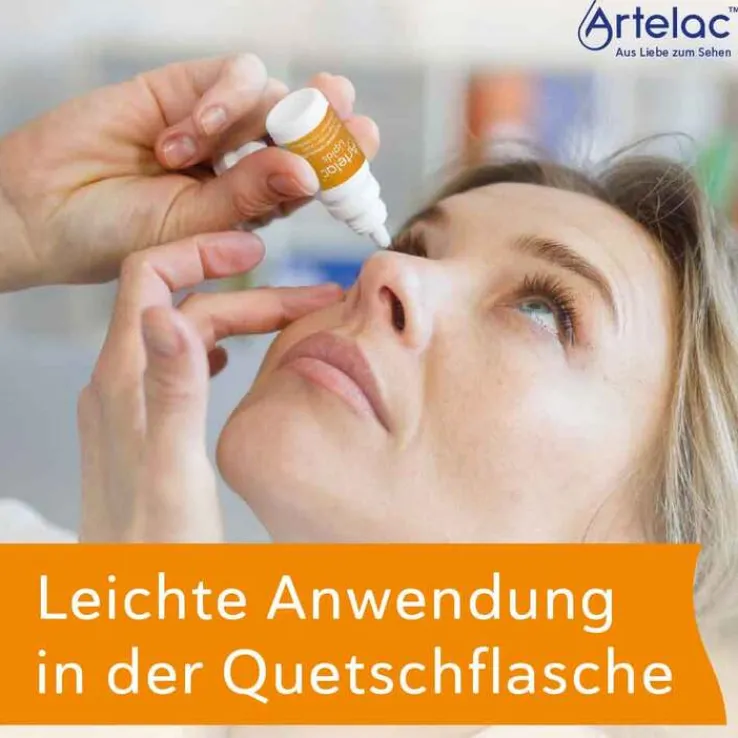 Artelac® Lipids Augengeltropfen für stark tränende Augen, 3X10 g