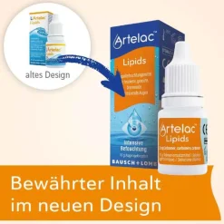 Artelac® Lipids Augengeltropfen für stark tränende Augen, 1X10 g