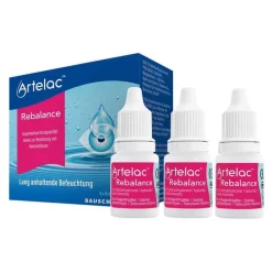Artelac® Rebalance Augentropfen für gereizte trockene Augen, 3X10 ml