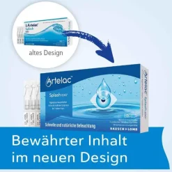 Artelac ® Splash EDO® Augentropfen für trockene brennende Augen, 10X0.5 ml> Augentropfen Trockene Augen