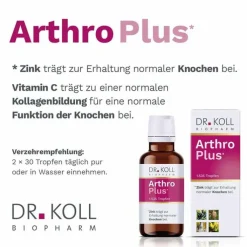 Arthro Plus Dr. Koll Gemmo Komplex Weinrebe Zink, 50 ml