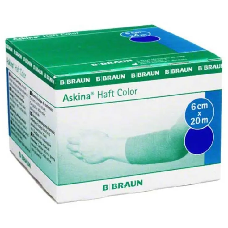 Askina Haftbinde Color 6cmx2, 1 St