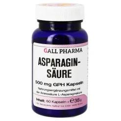 Hecht Pharma Asparaginsäure 500 mg GPH Kapseln, 60 St> Aminosäuren