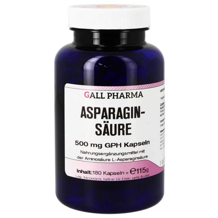 Asparaginsäure 500 mg GPH Kapseln, 180 St