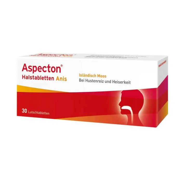 Aspecton Halstabletten Lutschtabletten, 30 St> Halsschmerztabletten