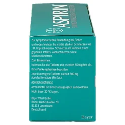 Aspirin 500 mg überzogene Tabletten, 40 St><noscript><img width=