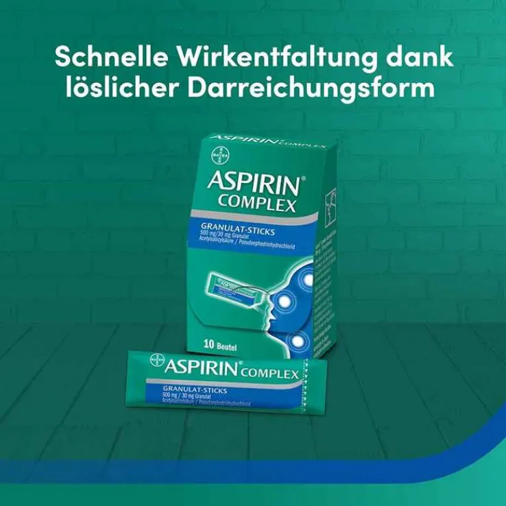 Aspirin Complex Granulat-Sticks, 10 St