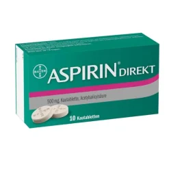 Aspirin Direkt Kautabletten, 10 St> Ass-Acetylsalicylsäure