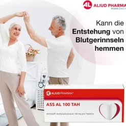 Aliud Pharma ASS AL 100 TAH Tabletten, 100 St> Blutverdünner Medikamente|Acetylsalicylsäure (Ass)