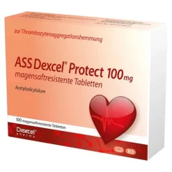 ASS Dexcel Protect 100 mg magensaftresistent Tabletten, 100 St