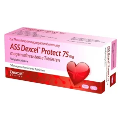 ASS Dexcel® Protect 75 mg magensaftresistent Tabletten, 50 St