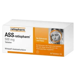 ASS Ratiopharm 500 mg Tabletten, 50 St
