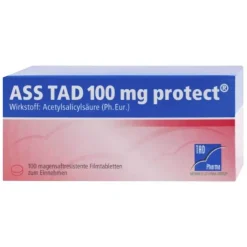 ASS TAD 100 mg protect magensaftresistent Filmtabletten, 100 St