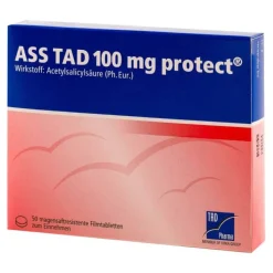 TAD ASS 100 mg protect magensaftresistent Filmtabletten, 50 St> Blutverdünner Medikamente|Acetylsalicylsäure (Ass)