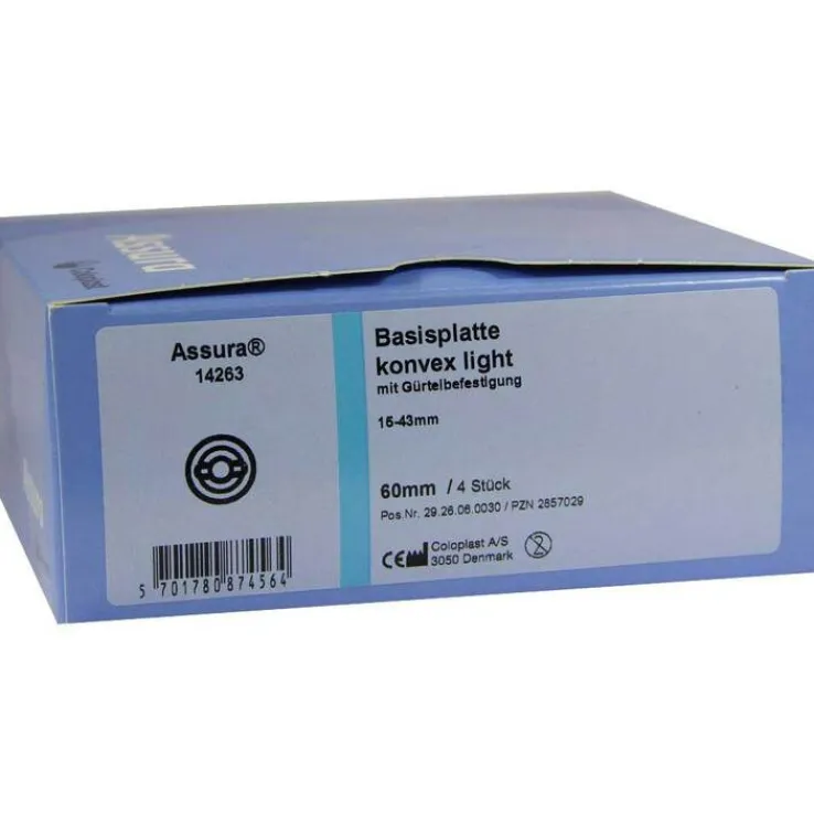 Assura Basisplatte konvex lig.aussc, 4 St