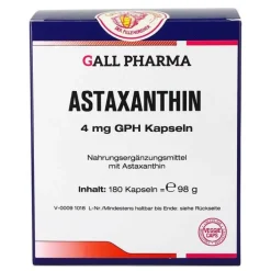Gall Pharma Astaxanthin 4 mg GPH Kapseln, 180 St> Astaxanthin