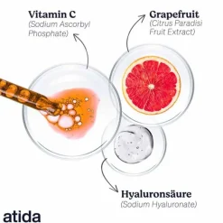 Atida Vitamin C Tuchmaske, 1 St> Gesichtsmasken Für Ein Gepflegtes Hautbild