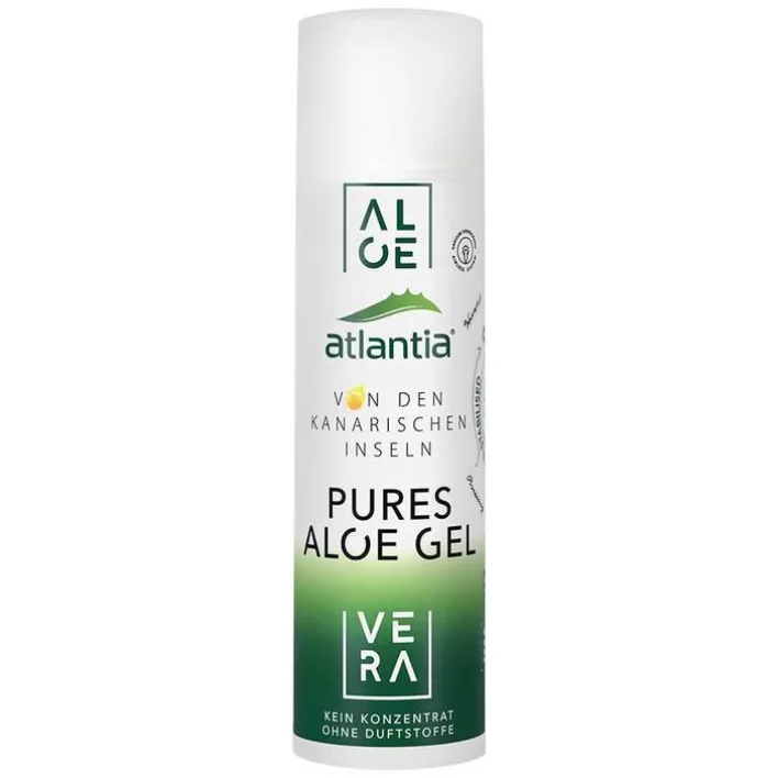 Atlantia reines Aloe Vera Gel, 200 ml> After Sun & Regeneration|Trockene & Sensible Haut