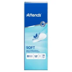 Attends Soft 0 ultra mini Einlagen anatomisch, 28 St> Ein- & Vorlagen