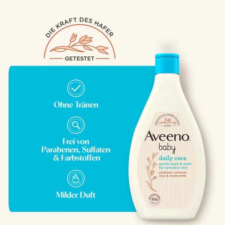 Aveeno baby daily care sanftes Bad & Duschgel, 400 ml
