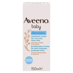 Aveeno baby Dermexa Emollientien Creme, 150 ml><noscript><img width=