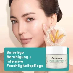 Aveeno Calm + Restore Hafer Tagespflege Creme, 50 ml><noscript><img width=