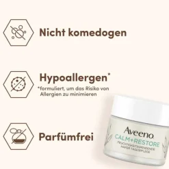 Aveeno Calm + Restore Hafer Tagespflege Creme, 50 ml><noscript><img width=