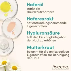 Aveeno Calm + Restore schäumender Gesichtsreiniger, 200 ml><noscript><img width=