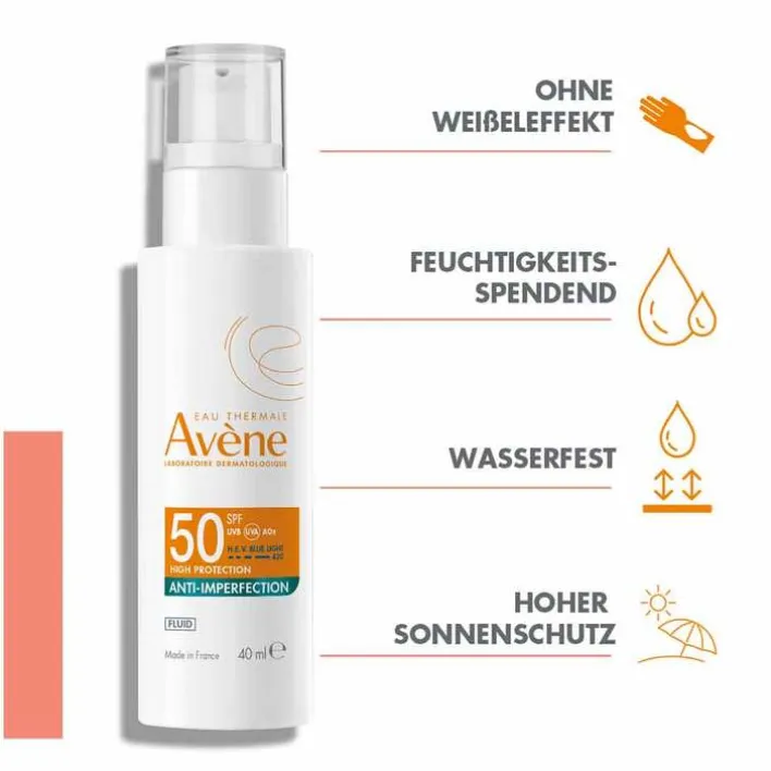 Avene Anti-Imperfection Fluid SPF 50, 40 ml> Lsf 50+|Gesicht