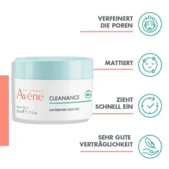 Avene Cleanance mattierendes Aqua-Gel, 50 ml