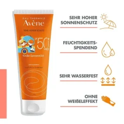 Avene Kinder-Sonnenmilch SPF 50+ , 250 ml> Lsf 50+
