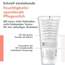 Avene Xeracalm Nutrition feuchtigkeitsspendende Pflegemilch, 200 ml