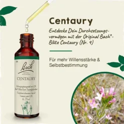 Bachblüten Nr. 4 Centaury Tropfen, 20 ml