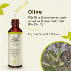 Original Bachblüten Bachblüten Nr. 23 Olive Tropfen, 20 ml> Bachblütentropfen