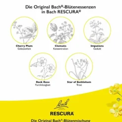 Bachblüten Original Rescura Tropfen mit Alkohol, 20 ml