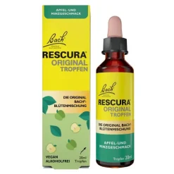 Bachblüten Original Rescura Tropfen alkoholfrei Apfel Minze, 20 ml