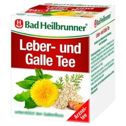 Bad Heilbrunner Tee Leber und Galle Filterbeutel, 8X1.75 g