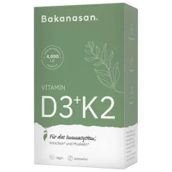 Bakanasan Vitamin D3 + K2 Kapseln, 60 St