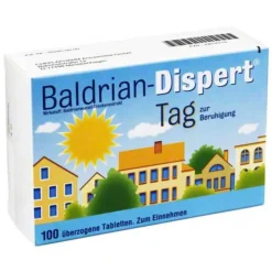 Baldrian-Dispert Baldrian Dispert Tag überzogene Tabletten, 100 St> Baldrian|Beruhigungsmittel