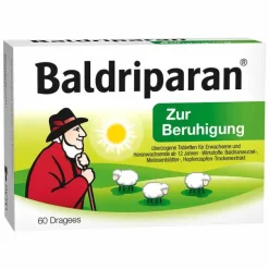 Baldriparan zur Beruhigung überzogene Tabletten, 60 St> Beruhigungsmittel