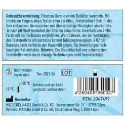 Basen Citrate Pur Teststreifen pH 5,9 - 7,7 n.Apot.R.Keil, 26 St