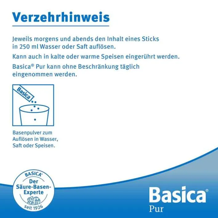 Basica Pur Pulver, 50 St> Säure-Basenhaushalt